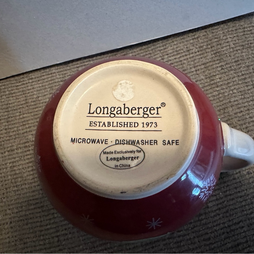 Longaberger Wreath Mug - Picture 5 of 5